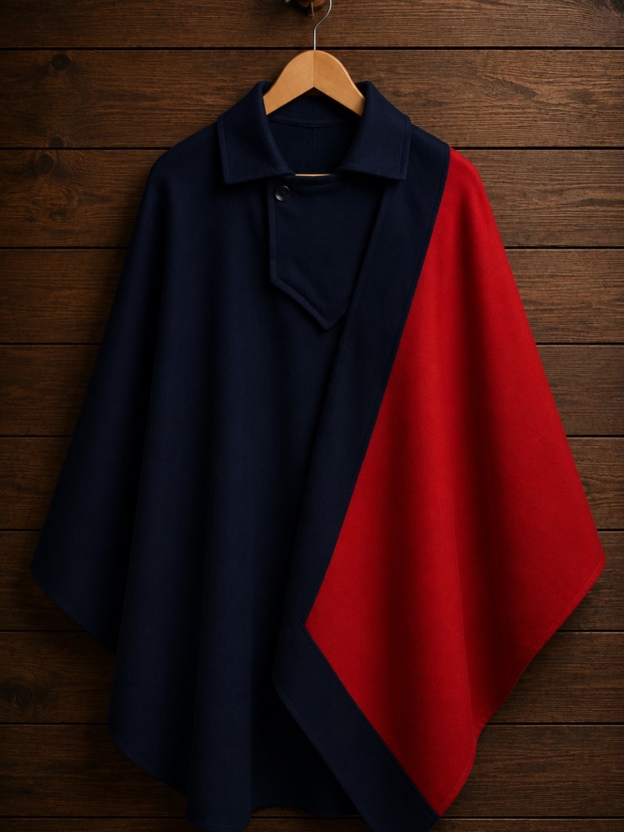 Poncho baeta gaúcho na cor marinho da marca Tapera